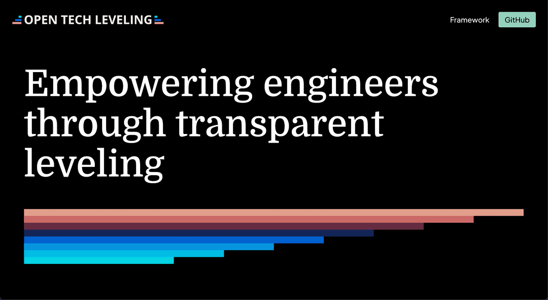 A screenshot of the Open Tech Leveling's website